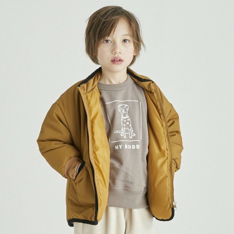 フォブ] 中綿スタンドカラージャケット キャメル(CA)｜子供服の通販