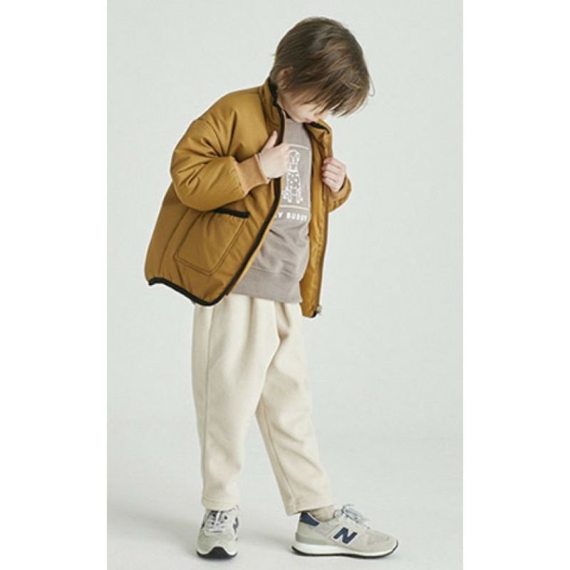 フォブ] 中綿スタンドカラージャケット キャメル(CA)｜子供服の通販
