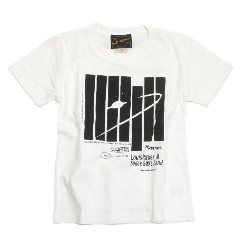 ゴートゥーハリウッド] テンジク GTH スペースMUSIC TEE 1W白｜子供服