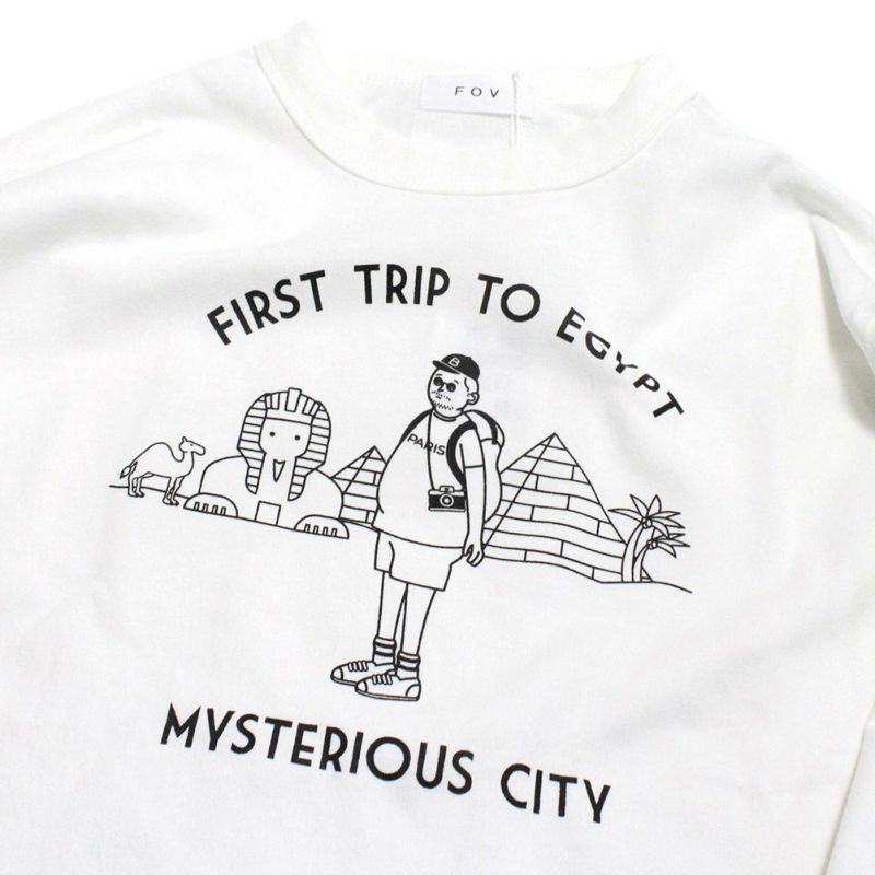 フォブ] FIRST TRIP ビッグL/S Tシャツ ホワイト(WH)｜子供服の通販