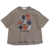 フォブ] 【FOVBOB】numbers Tシャツ ベージュ(BE)｜子供服の通販