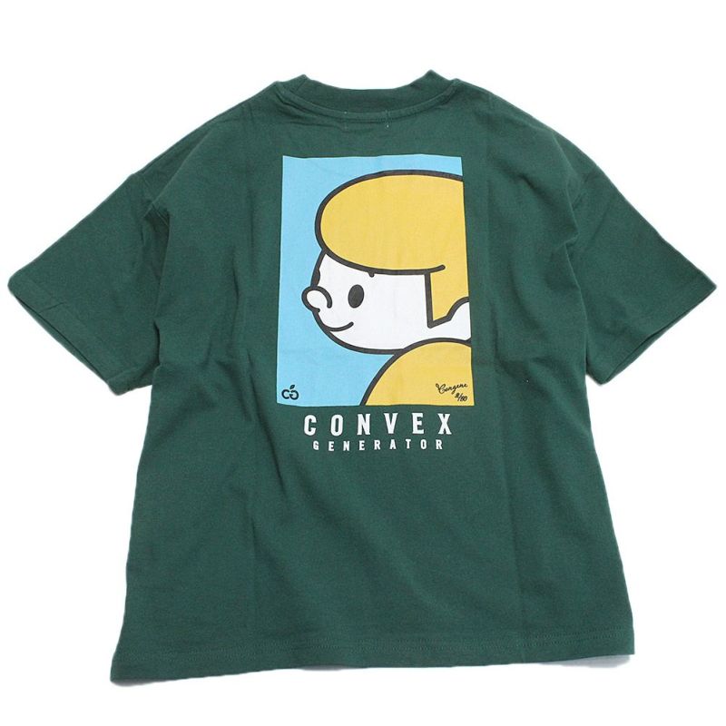 ジェネレーター] CONVEX×GN ビッグTシャツ グリーン(GN)｜子供服の通販