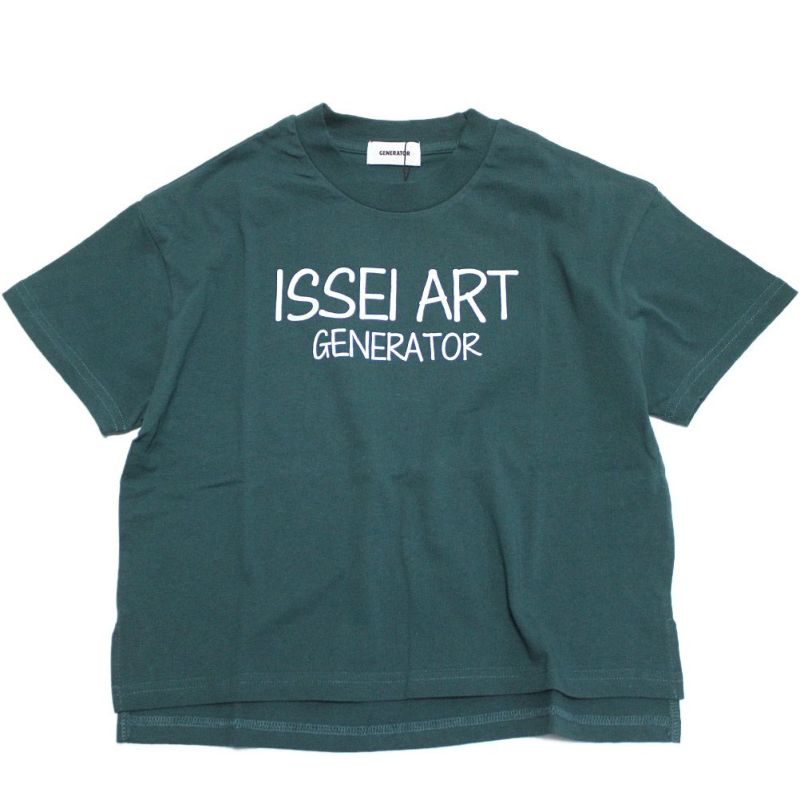 ジェネレーター] ISSEI ART スリット Tシャツ グリーン(GN)｜子供服の