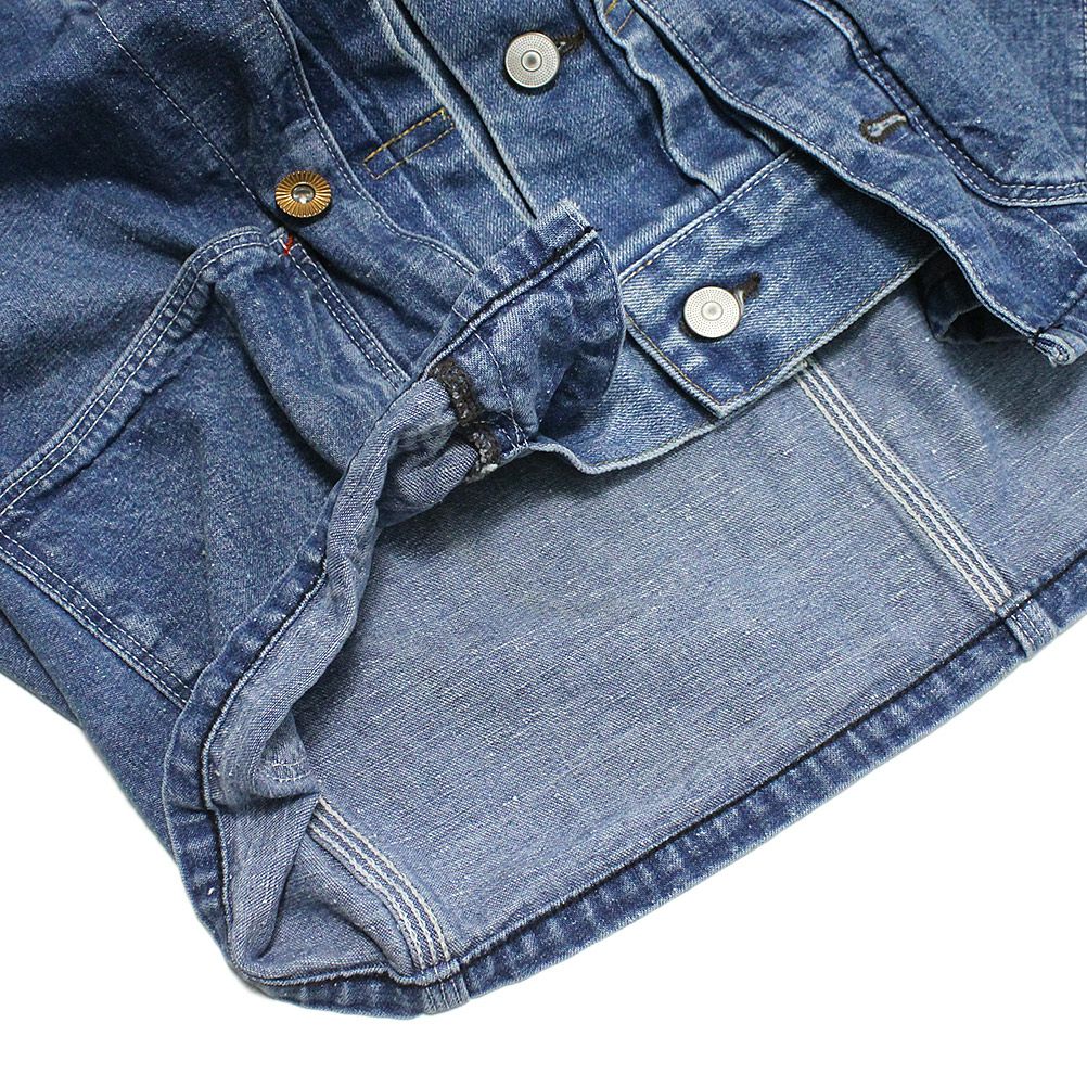 マレ] ライトオンスデニムドッキングジャケット ブルー(14)｜子供服の