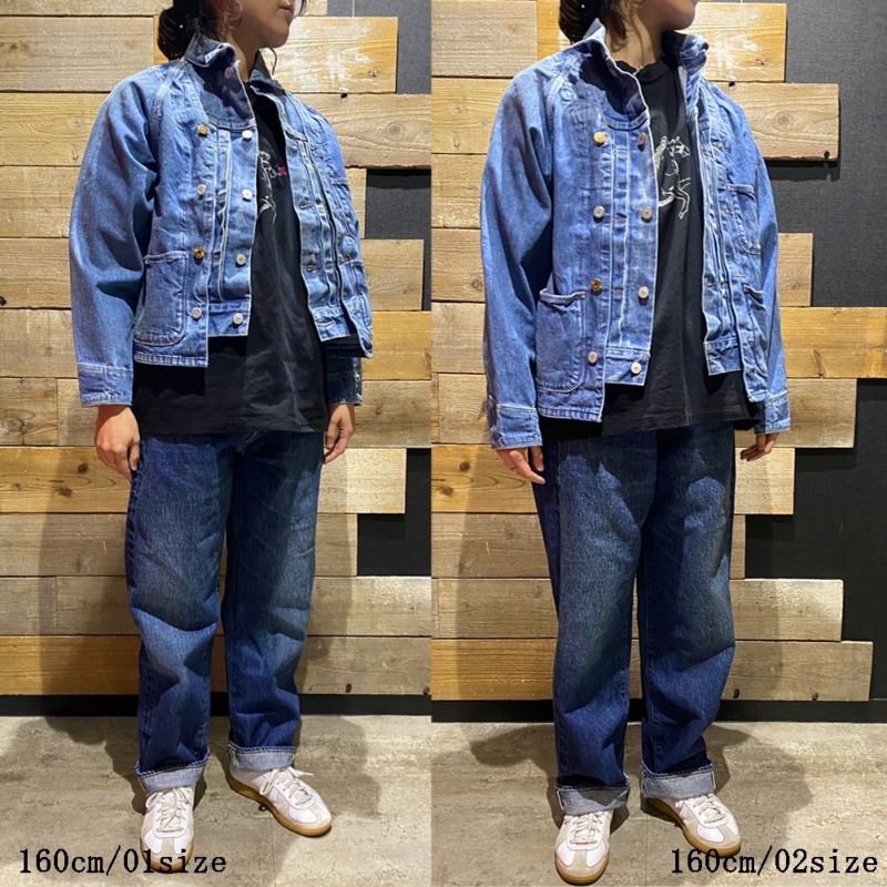 マレ] ライトオンスデニムドッキングジャケット ブルー(14)｜子供服の