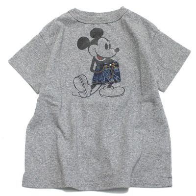 デニムダンガリー×ミッキー] ビンテージテンジク MICKEY TEE 3GRグレー