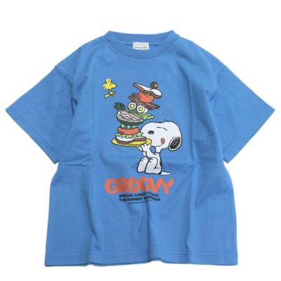 テンジク SNOOPY SANDWICH TEE 44LBL淡青